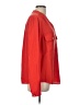 Vince. 100% Silk Red Long Sleeve Silk Top Size L - photo 4
