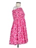 Shein 100% Polyester Floral Pink Cocktail Dress Size 8 - 10 - photo 4
