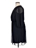 En Focus Studio 100% Polyester Solid Black Casual Dress Size 14 - photo 5