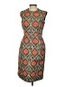 Unbranded Paisley Brown Cocktail Dress Size S (estimated) - photo 1