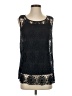 Willi Smith Black Sleeveless Blouse Size S - photo 1