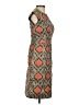 Unbranded Paisley Brown Cocktail Dress Size S (estimated) - photo 4