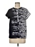 Simply Vera Vera Wang 100% Polyester Black Short Sleeve Top Size M (petite) - photo 1