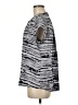 Simply Vera Vera Wang 100% Polyester Black Short Sleeve Top Size M (petite) - photo 5