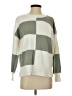 LoveShackFancy Checkered-gingham White Pullover Sweater Size XS - photo 1