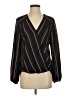 Max Studio 100% Polyester Black Long Sleeve Blouse Size S - photo 1
