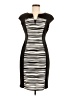 Connected Apparel Graphic Gray Casual Dress Size 8 - photo 1