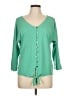 Valerie Stevens Green 3/4 Sleeve Blouse Size L - photo 1