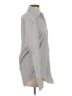 ASOS Design Stripes Silver Gray Long Sleeve Blouse Size XS - photo 4