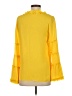 Kobi Halperin Yellow 3/4 Sleeve Blouse Size S - photo 2