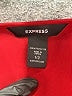 Express 100% Polyester Burgundy Red Cocktail Dress Size 1 - 2 - photo 7