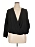Divided by H&M 100% Polyester Black Long Sleeve Blouse Size 12 - photo 1