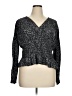 Universal Thread 100% Polyester Gray Long Sleeve Blouse Size XL - photo 1