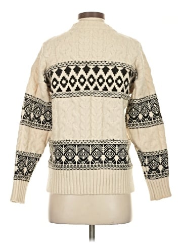 Line & Dot Pullover Sweater (view 2)