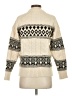 Line & Dot Argyle Ivory Pullover Sweater Size XS - photo 2