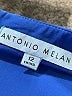 Antonio Melani Solid Blue Jumpsuit Size 12 - photo 3