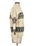 Line & Dot Argyle Ivory Pullover Sweater Size XS - photo 4