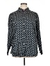 Foxcroft 100% Cotton Polka Dots Black Long Sleeve Blouse Size 18w - photo 1