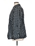 Foxcroft 100% Cotton Polka Dots Black Long Sleeve Blouse Size 18w - photo 5