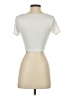 Shein Ivory Short Sleeve Top Size 2 - photo 2
