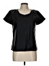 Astars 100% Polyurethane Black Short Sleeve Top Size L - photo 1