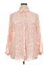 New Directions Orange Long Sleeve Blouse Size 2X - photo 1