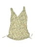Seraphine Floral Green Swimsuit Top Size S - photo 1