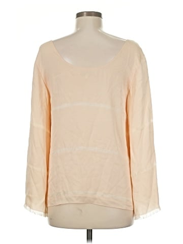 Elizabeth and James Long Sleeve Silk Top (view 2)