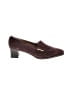 St. John 100% Leather Burgundy Brown Flats Size 7 - photo 1