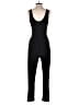 Ambiance Solid Black Jumpsuit Size S - photo 2