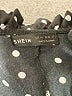 Shein 100% Polyester Polka Dots Black Long Sleeve Blouse Size XS - photo 7