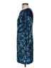 Old Navy 100% Rayon Paisley Blue Cocktail Dress Size XS - photo 5