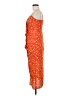 Likely Paisley Orange Cocktail Dress Size 8 - photo 5
