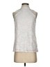 Cable & Gauge Silver Sleeveless Blouse Size S - photo 1