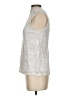 Cable & Gauge Silver Sleeveless Blouse Size S - photo 5