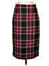 BB Dakota Plaid Red Formal Skirt Size 2 - photo 1