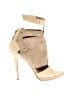 Herve Leger 100% Suede Tan Heels Size EU 38 - photo 1