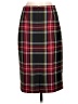 BB Dakota Plaid Red Formal Skirt Size 2 - photo 2