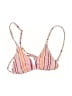 PacSun 100% Polyester Stripes Pink Swimsuit Top Size S - photo 1