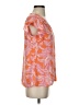 DR2 100% Polyester Orange Short Sleeve Blouse Size S - photo 4