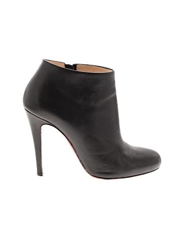 Christian Louboutin Leather Belle 100 Ankle Booties (view 1)