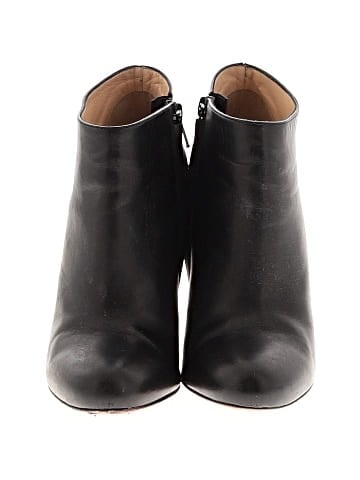 Christian Louboutin Leather Belle 100 Ankle Booties (view 2)