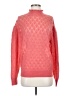 Knitted & Knotted Hearts Pink Pullover Sweater Size M - photo 1