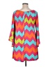 Assorted Brands Chevron-herringbone Pink Casual Dress Size 1X - photo 2