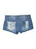 No Boundaries Blue Denim Shorts Size 9 - photo 2
