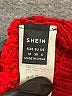 Shein 100% Acrylic Red Sweater Vest Size 6 - photo 7