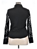 Camisa 100% Polyester Black Long Sleeve Blouse Size XL - photo 2