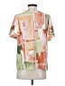 Entro 100% Polyester Orange Short Sleeve Blouse Size S - photo 2