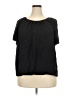 Old Navy 100% Rayon Black Short Sleeve Blouse Size XXL - photo 1