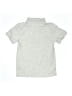CALVIN KLEIN JEANS Silver Short Sleeve Top Size 5 - photo 2